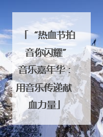 “热血节拍 音你闪耀”音乐嘉年华：用音乐传递献血力量