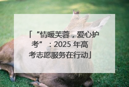 “情暖芙蓉，爱心护考”：2025 年高考志愿服务在行动
