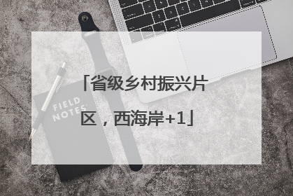 省级乡村振兴片区，西海岸+1