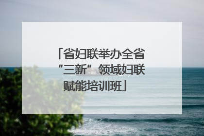省妇联举办全省“三新”领域妇联赋能培训班