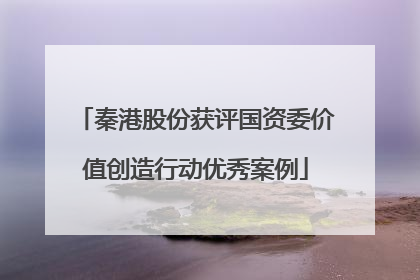 秦港股份获评国资委价值创造行动优秀案例