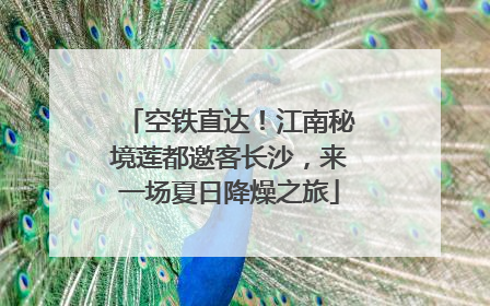 空铁直达！江南秘境莲都邀客长沙，来一场夏日降燥之旅