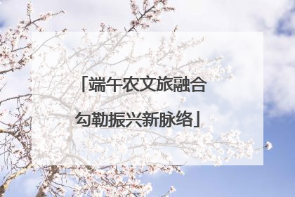 端午农文旅融合 勾勒振兴新脉络