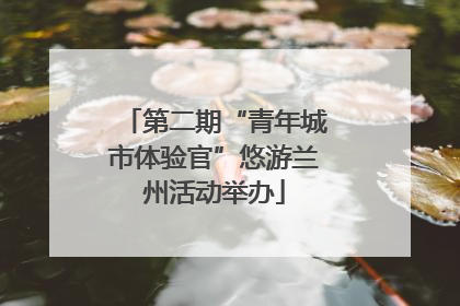 第二期“青年城市体验官”悠游兰州活动举办