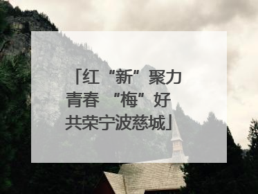 红“新”聚力青春 “梅”好共荣宁波慈城