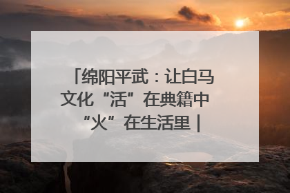 绵阳平武：让白马文化“活”在典籍中 “火”在生活里｜新闻发布最前线