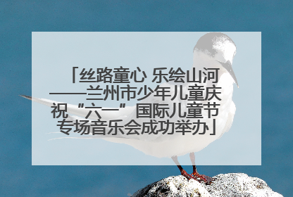丝路童心 乐绘山河——兰州市少年儿童庆祝“六一”国际儿童节专场音乐会成功举办