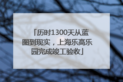 历时1300天从蓝图到现实，上海乐高乐园完成竣工验收