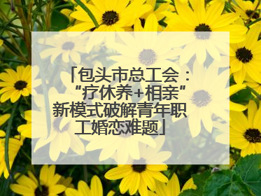 包头市总工会：“疗休养+相亲”新模式破解青年职工婚恋难题