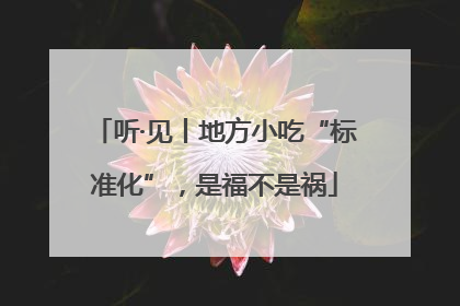 听·见丨地方小吃“标准化”，是福不是祸