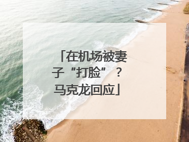 在机场被妻子“打脸”？马克龙回应