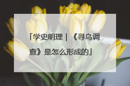 学史明理｜《寻乌调查》是怎么形成的