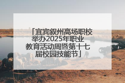 宜宾叙州高场职校举办2025年职业教育活动周暨第十七届校园技能节