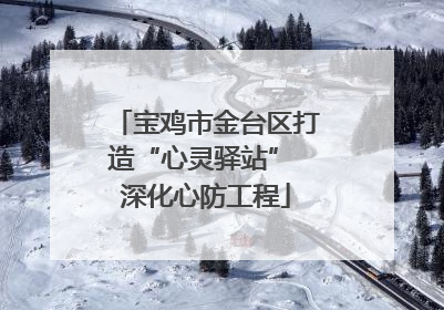宝鸡市金台区打造“心灵驿站” 深化心防工程