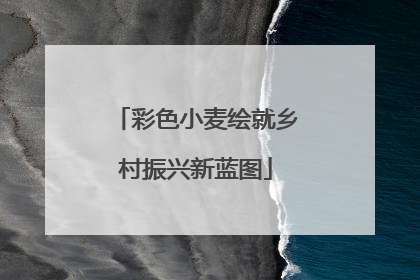 彩色小麦绘就乡村振兴新蓝图