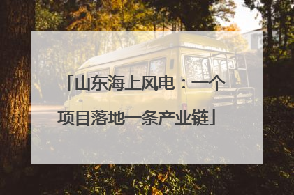 山东海上风电：一个项目落地一条产业链
