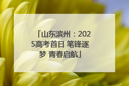 山东滨州：2025高考首日 笔锋逐梦 青春启航