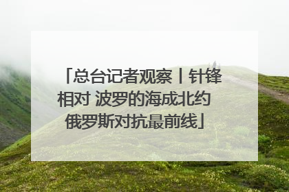 总台记者观察丨针锋相对 波罗的海成北约俄罗斯对抗最前线