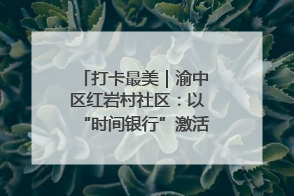 打卡最美｜渝中区红岩村社区：以“时间银行”激活垃圾分类新动能