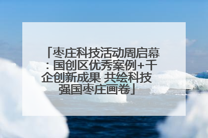 枣庄科技活动周启幕：国创区优秀案例+千企创新成果 共绘科技强国枣庄画卷