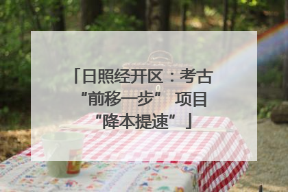 日照经开区：考古“前移一步” 项目“降本提速”