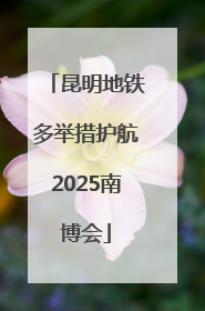 昆明地铁多举措护航2025南博会