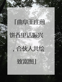 曲阜王庄煎饼香里话振兴，合伙人共绘致富图