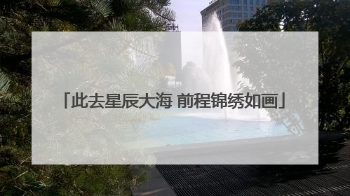 此去星辰大海 前程锦绣如画
