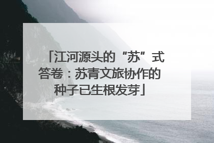 江河源头的“苏”式答卷：苏青文旅协作的种子已生根发芽
