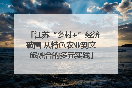 江苏“乡村+”经济破圈 从特色农业到文旅融合的多元实践