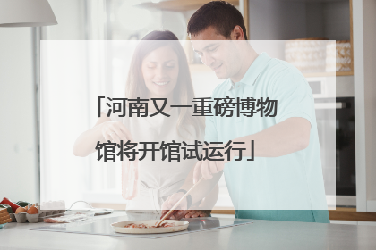 河南又一重磅博物馆将开馆试运行
