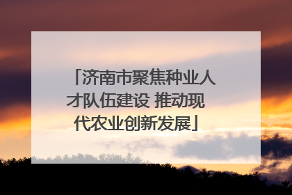 济南市聚焦种业人才队伍建设 推动现代农业创新发展