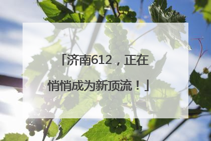 济南612，正在悄悄成为新顶流！
