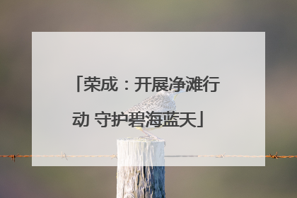荣成：开展净滩行动 守护碧海蓝天