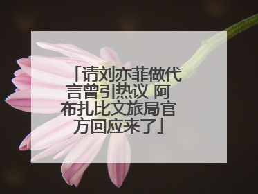 请刘亦菲做代言曾引热议 阿布扎比文旅局官方回应来了