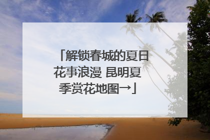 解锁春城的夏日花事浪漫 昆明夏季赏花地图→