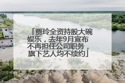 贾玲全资持股大碗娱乐，去年9月宣布不再担任公司职务，旗下艺人均不续约