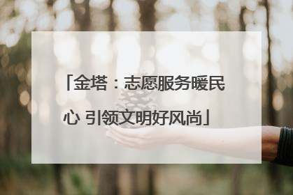金塔：志愿服务暖民心 引领文明好风尚