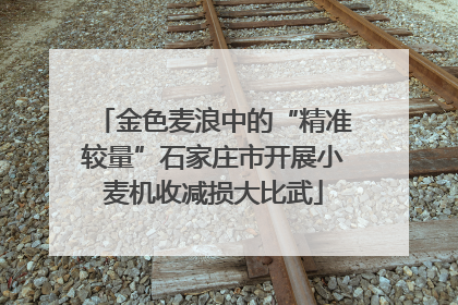 金色麦浪中的“精准较量”石家庄市开展小麦机收减损大比武