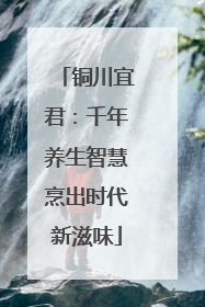 铜川宜君：千年养生智慧烹出时代新滋味