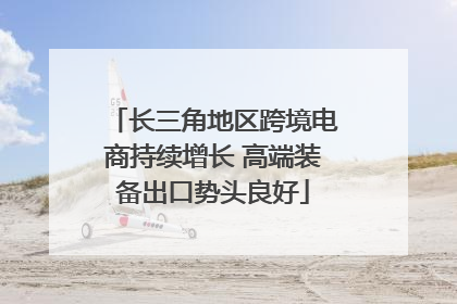 长三角地区跨境电商持续增长 高端装备出口势头良好