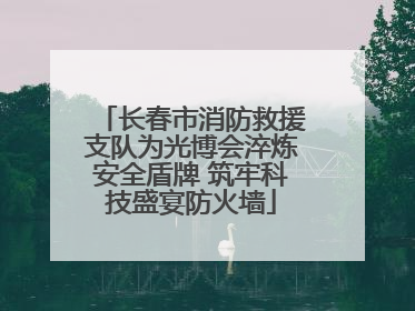 长春市消防救援支队为光博会淬炼安全盾牌 筑牢科技盛宴防火墙