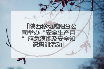 陕西移动咸阳分公司举办“安全生产月”应急演练及安全知识培训活动