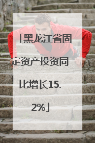 黑龙江省固定资产投资同比增长15.2%
