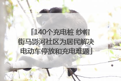 140个充电桩 纱帽街马影河社区为居民解决电动车停放和充电难题