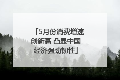 5月份消费增速创新高 凸显中国经济强劲韧性